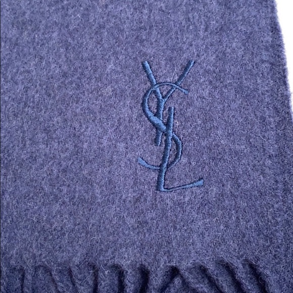 Authentic Wool Saint Laurent Scarf - Picture 1 of 6